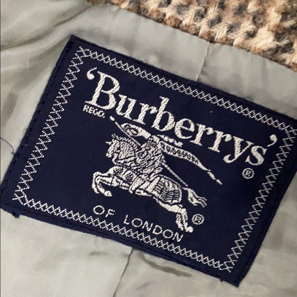 VINTAGE burberry wool coat - Picture 5 of 6